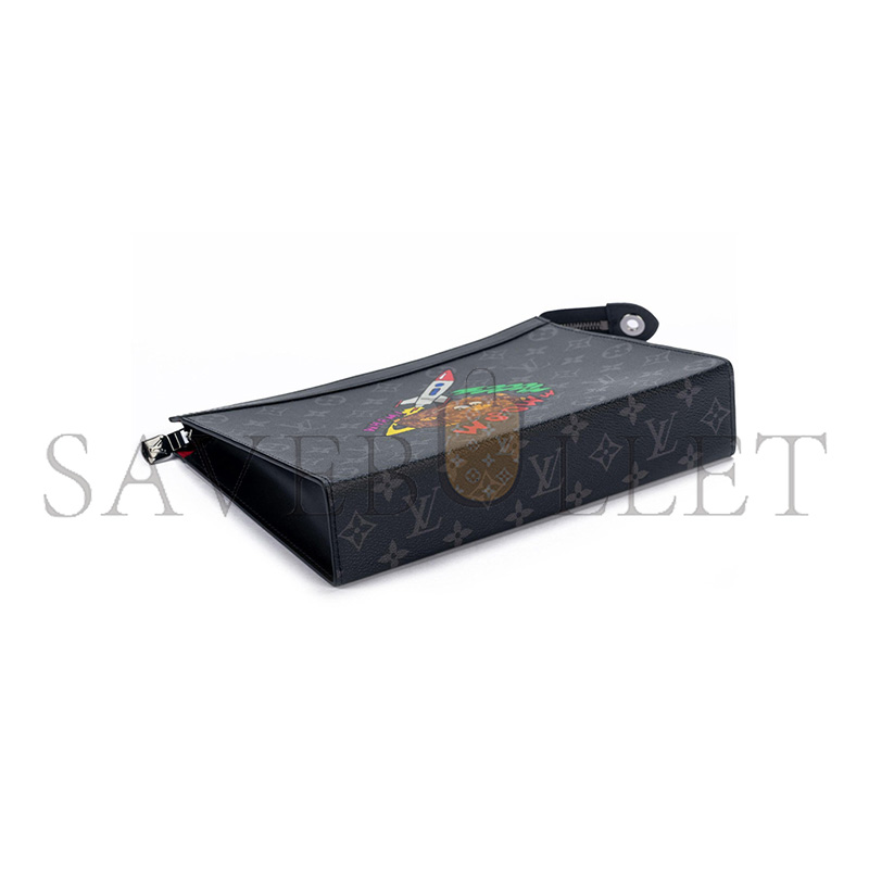 l0*is V*t0n pochette voyage comic trunk monogram eclipse canvas mm m80914 (26*20*5cm)